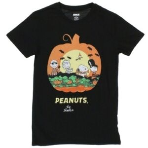 Peanuts Snoopy Halloween Pumpkin Tshirt The Great Pumpkin Charlie Brown Small S